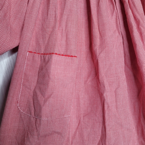 Amanda remembered Girl Sz 4T Christmas dress Smocked Neck Handmade Clothing - Picture 5 of 14